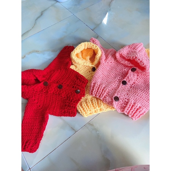 Áo khoát len HandMade cho bé gái
