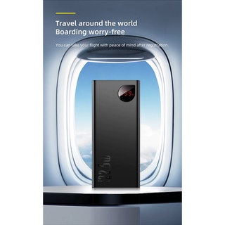 【BASEUS FAST CHARGE 22.5W】Sạc dự phòng Vỏ KIM LOẠI Baseus Adaman 10000/ 20000mah Sạc nhanh cho iPhone 12/ Samsung/ Mac