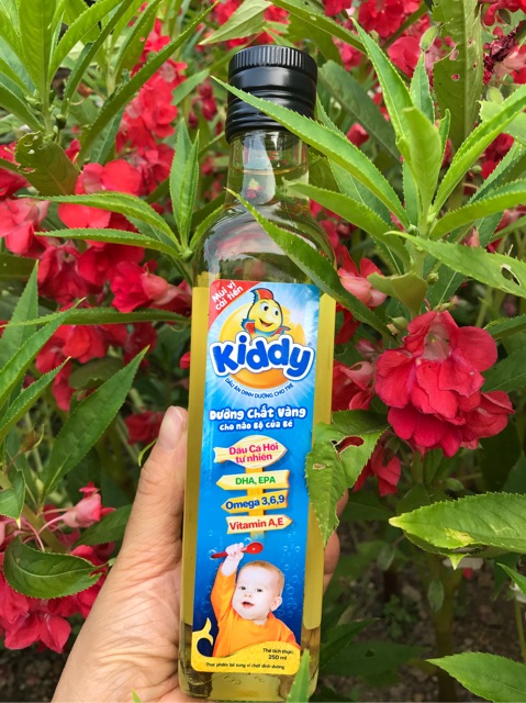 Dầu ăn cho bé Kiddy 250ml (date mới nhất)