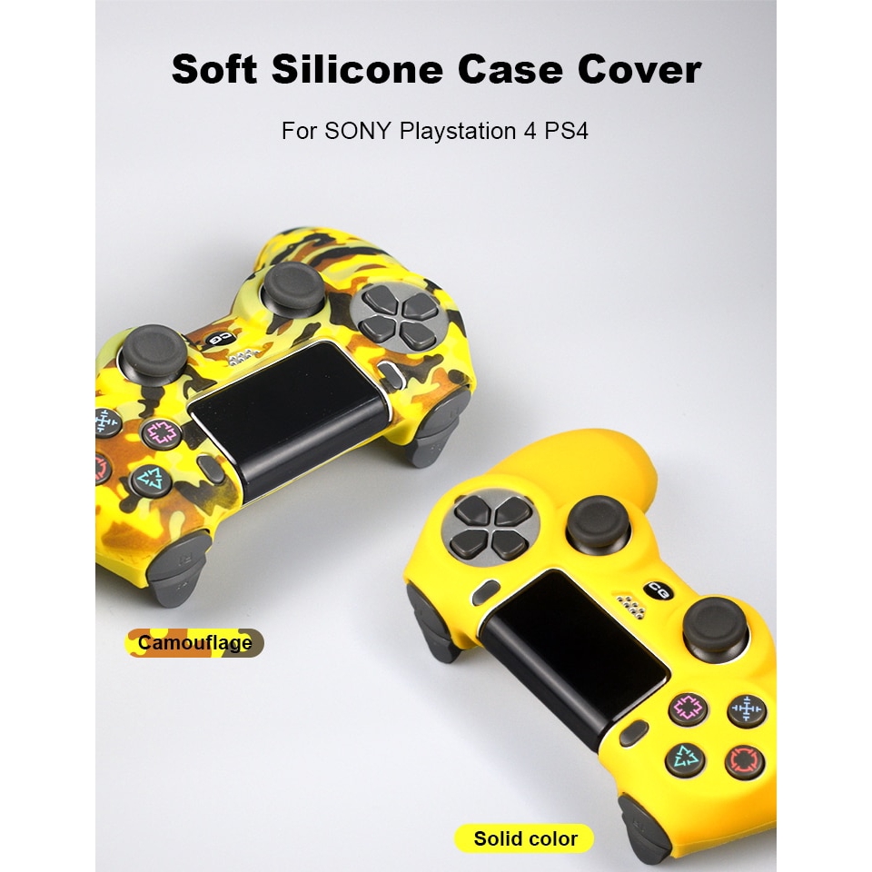 SONY Vỏ Bọc Silicon Dẻo Bảo Vệ Cho Tay Cầm Chơi Game PS4 / PS4 Pro Slim