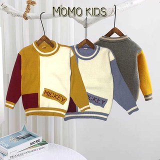 Áo len bé trai size đại mickey 10-22kg MOMO