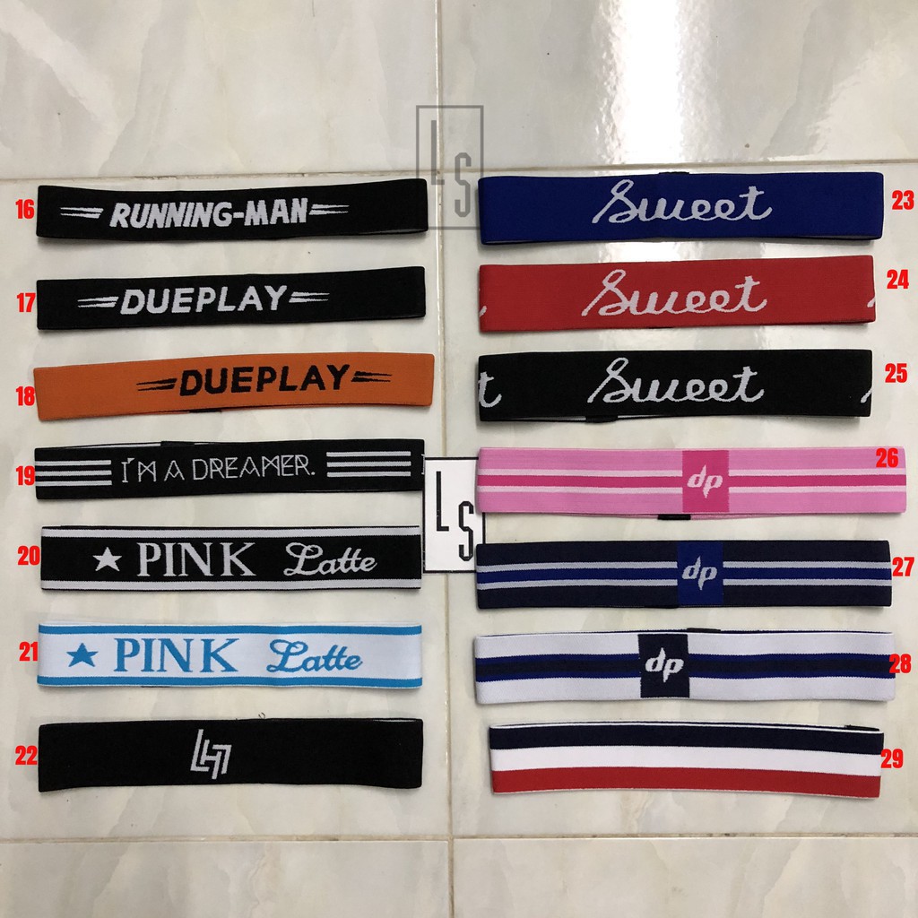 W2 Băng đô Headband KPOP BTS, BIGBANG- ẢNH THẬT 77 12