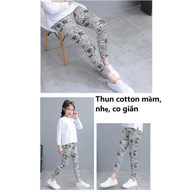 Quần Dài Bé Gái Quần Legging Cotton hình in chuẩn đẹp chất lượng cao - Trang 25Kids-AQ016