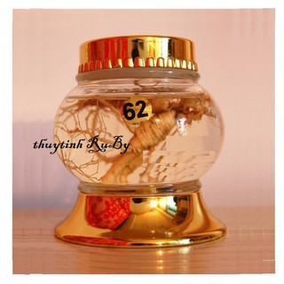 Bình ngâm rượu sâm thủy tinh 2,7 lít - bình sâm, hu sam