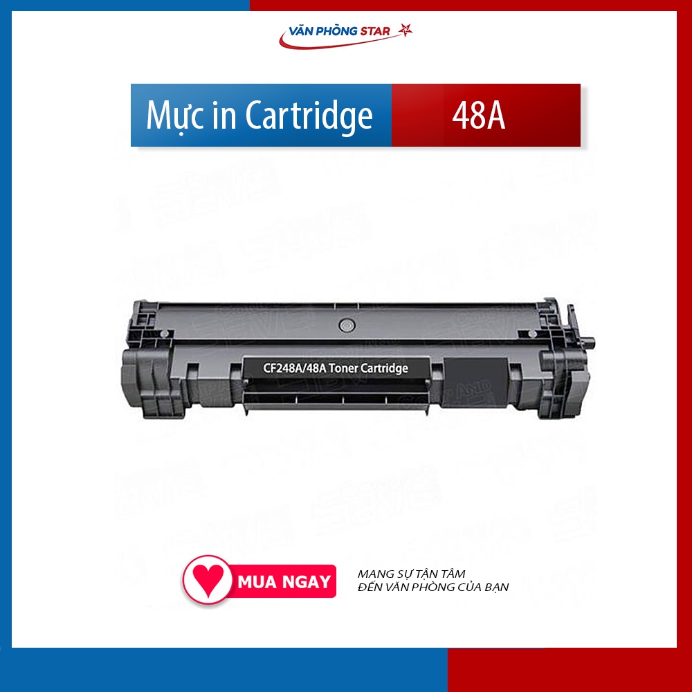 Hộp mực 48A Cartridge CF248A dùng cho Máy in Hp LaserJet Pro M15w/15a MFP m28w/28a dung lượng 1.000 trang BH 1 đổi 1