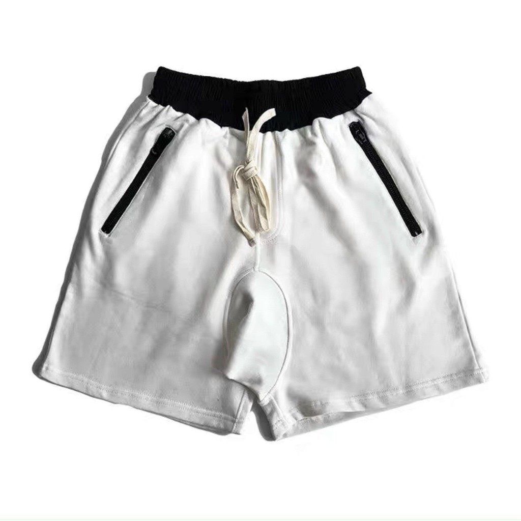 Quần Short Thun HAREM Đáy Thụng Zipper Unisex