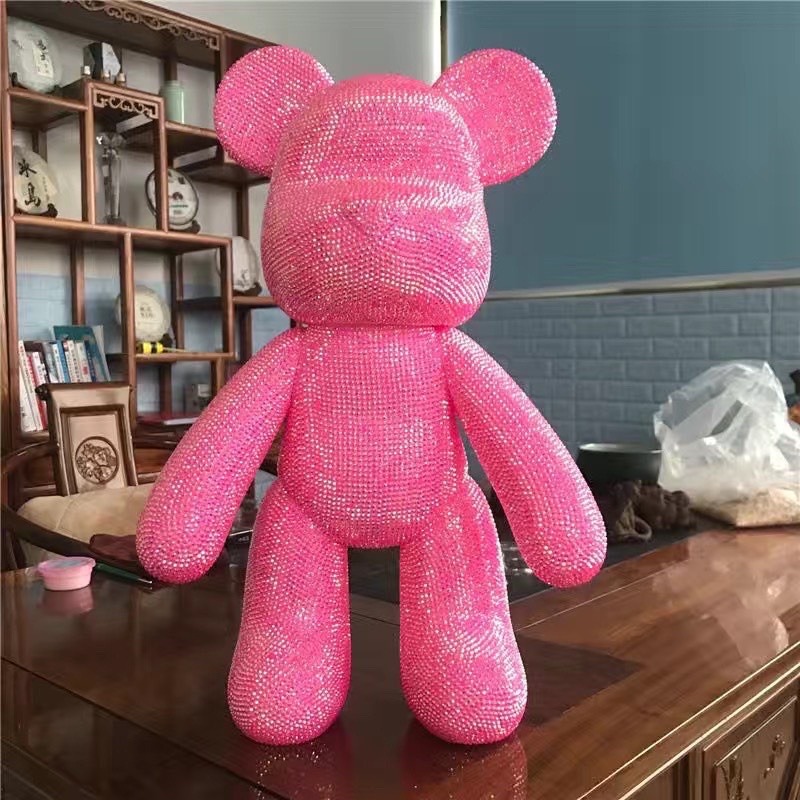 Gấu Đính Đá Handmade size 33cm - Bearbrick hàng cao cấp