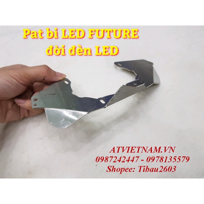 Pat inox gắn bi LED cho Future mới đời đèn LED