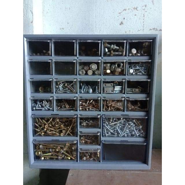 TỦ NHỰA 27 NGĂN NHỎ KÉO TRONG SUỐT