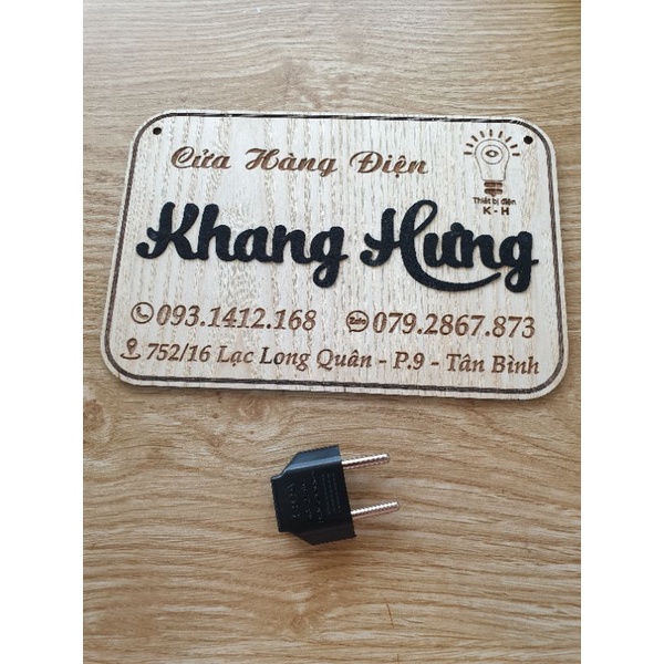 PHÍCH CHUYỂN ĐỔI LiOA 2 CHÂN TRÒN SANG DẸT