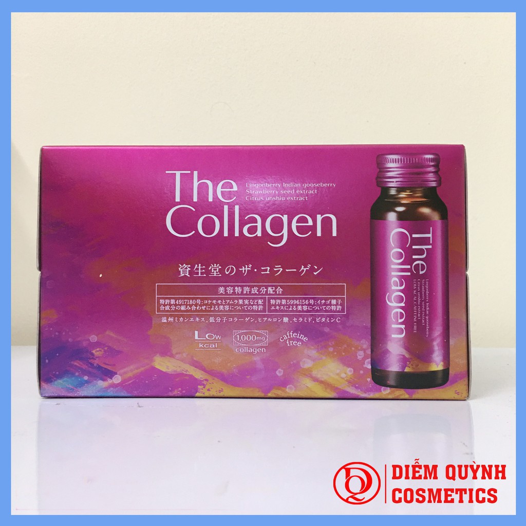❈◄[Mã 66FMCGSALE hoàn 8% xu đơn 500K] [ Mẫu Mới ] Nước The collagen shiseido dạng uống hộp 10 lọ 50ml