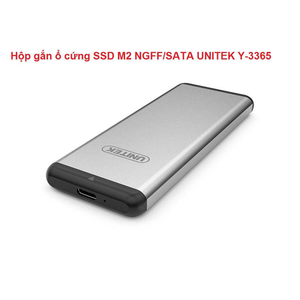 Hộp gắn ổ cứng SSD M2 NGFF/SATA UNITEK Y-3365