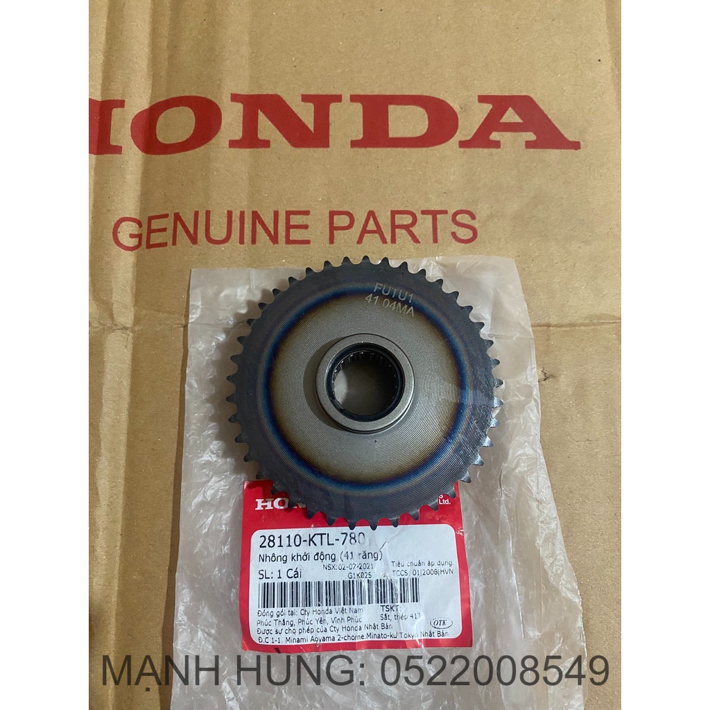 Nhông khởi động  chính hãng Honda