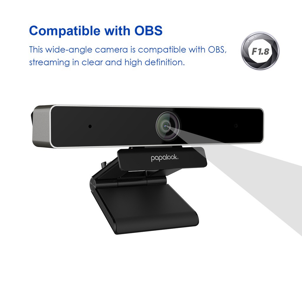 Webcam Pa920 Ultral Hd 2k Kèm Vỏ Bọc Và Micro Giảm Tiếng Ồn | BigBuy360 - bigbuy360.vn