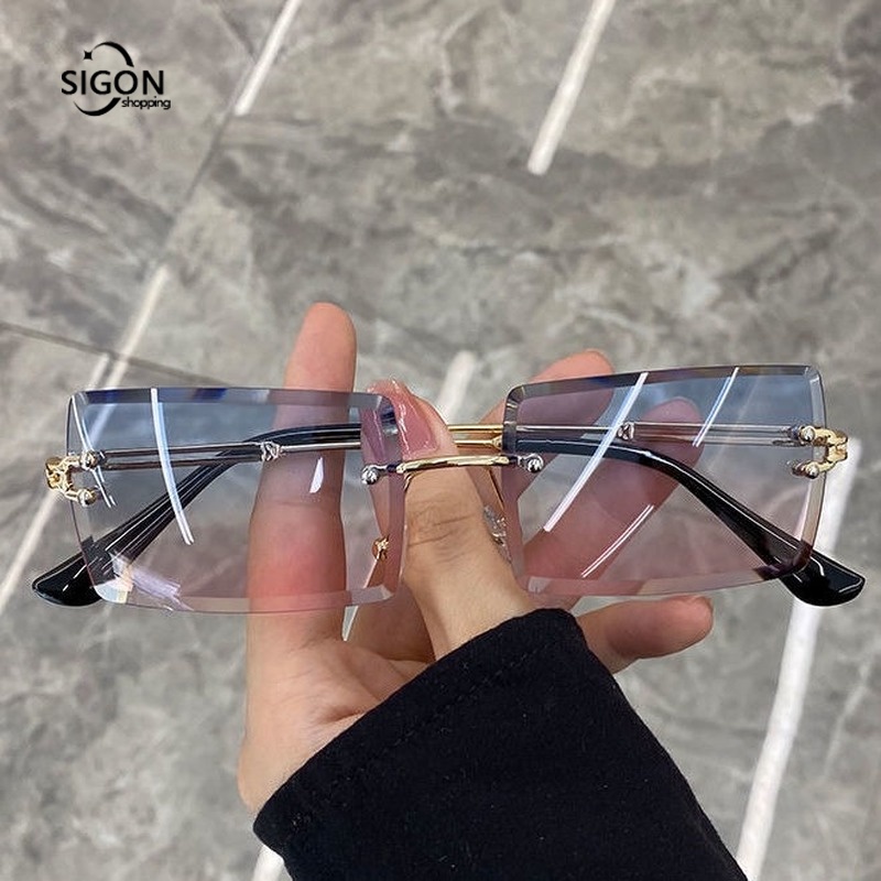 Kính Mát Không Gọng Thời Trang Cá Tính Cho Nữ