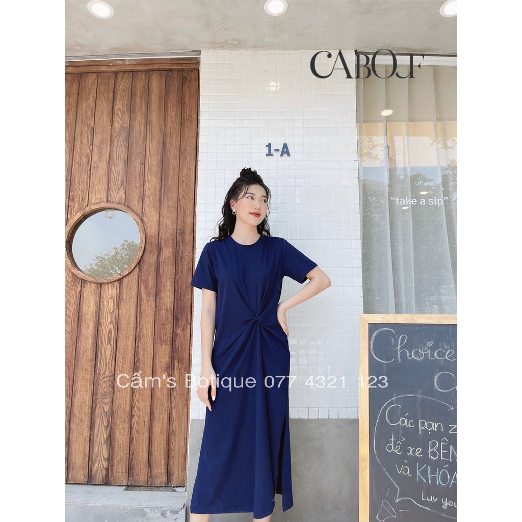 Đầm thun dáng suông , váy thun cotton dáng suông cao cấp, đầm bầu suông rộng thương hiệu CABOUF | BigBuy360 - bigbuy360.vn