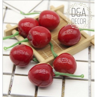 Cherry trang trí chụp hình - Set 4 trái