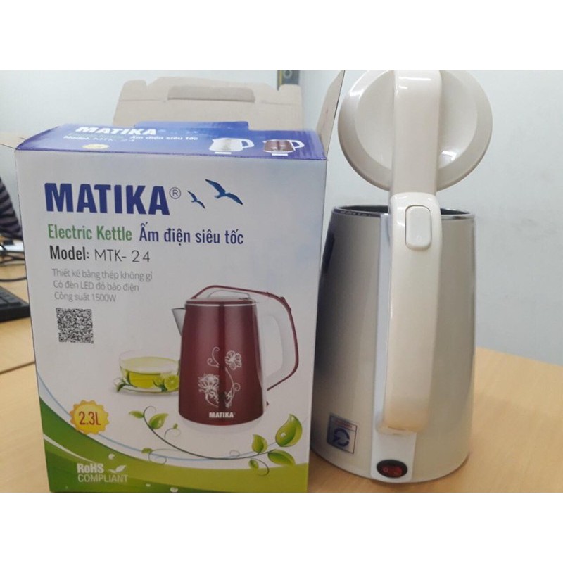 ẤM ĐUN NƯỚC SIÊU TỐC MATIKA 2.0 LÍT