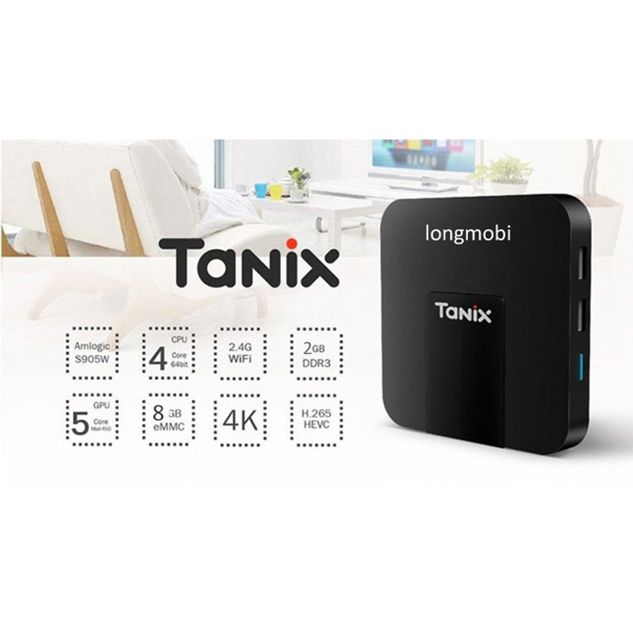 TX3 Mini Plus 2022 Ram 2GB Chip S905W2 Android Tv 11 Cài Sẵn Ứng Dụng Tanix