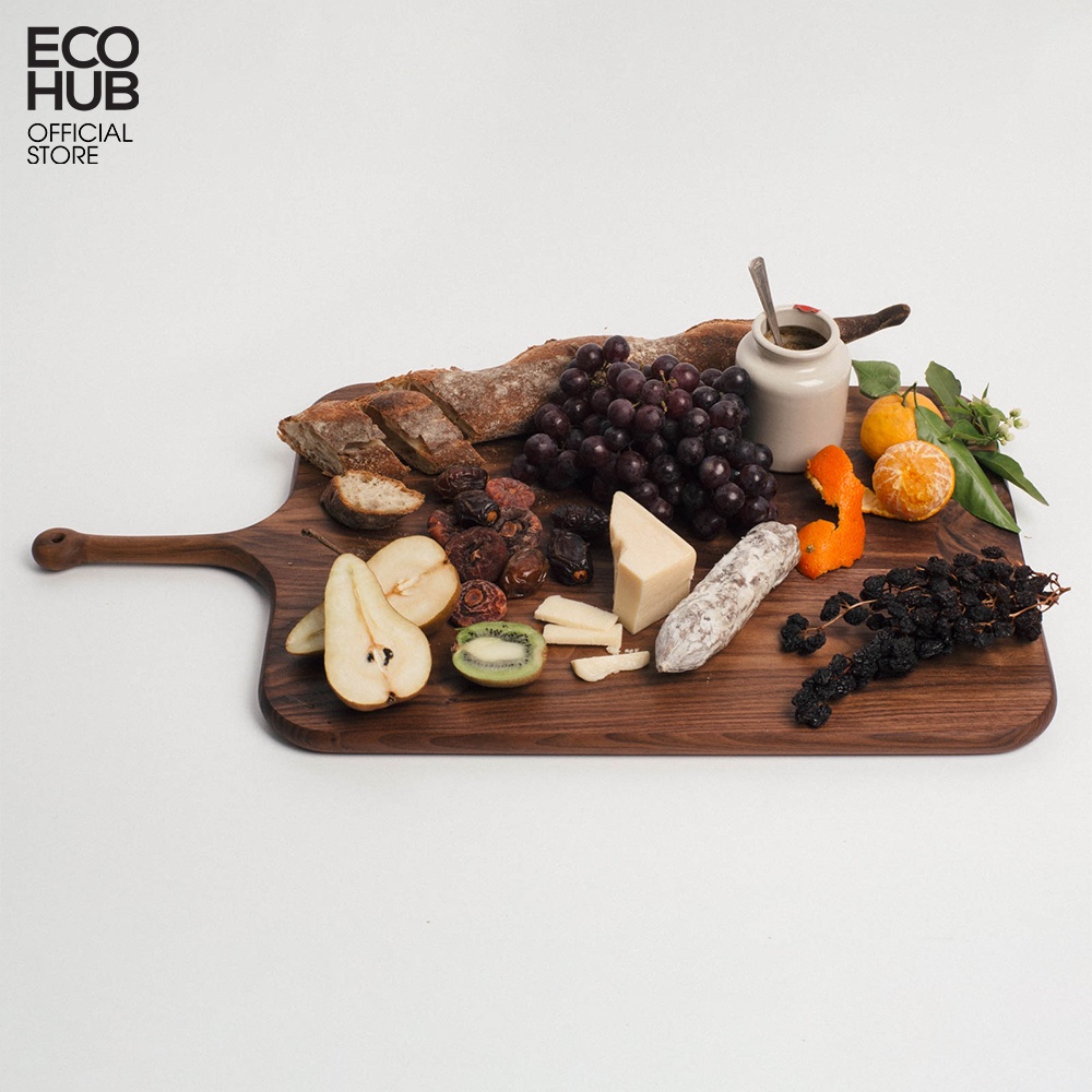Khay gỗ ECOHUB bản lớn dùng để, bày đồ ăn, đi picnic, trang trí bữa tiệc