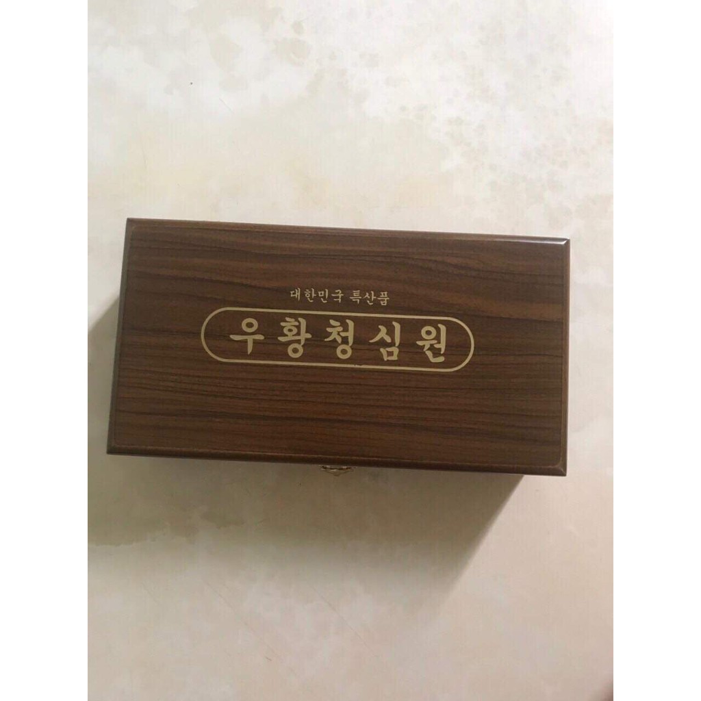 An cung ngưu hoàng hoàn Hàn Quốc hộp gỗ nâu 10 viên (Hàng Mới Về) | BigBuy360 - bigbuy360.vn