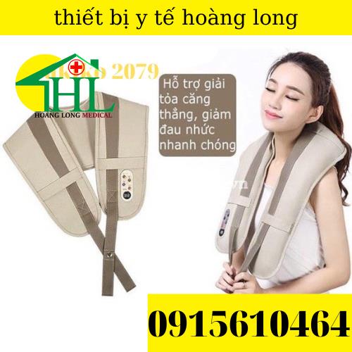 Đai Massage Đấm Lưng Vai Cổ Gáy Akiko - Nhật Bản, Bảo Hành 12 Tháng