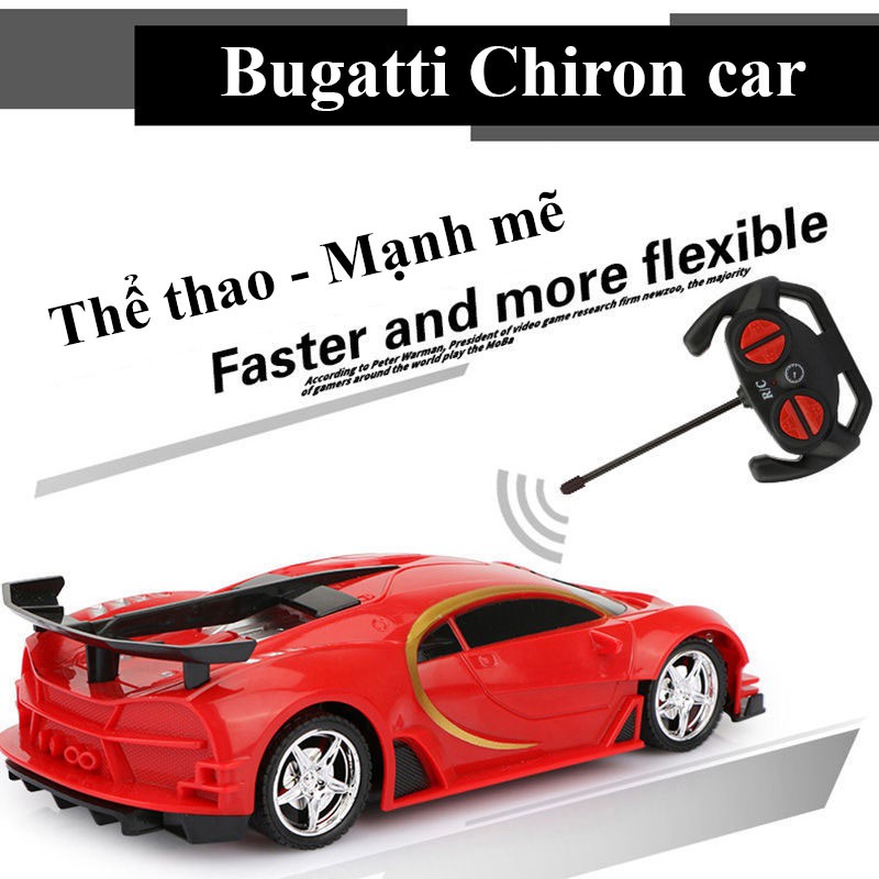 Xe Ô Tô Điều Khiển Từ Xa bugatti, Đồ Chơi Xe Hơi Điểu Khiển Cho Bé - Sẵn Hàng