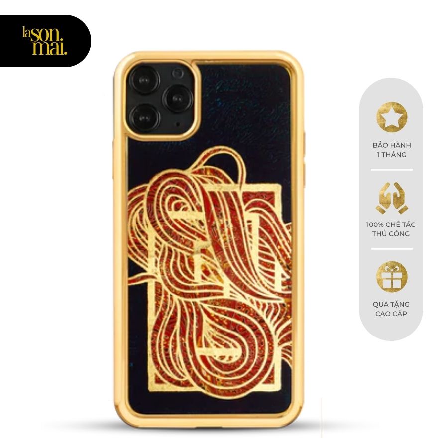 Ốp điện thoại cho iPhone 11 Pro Max mẫu Nhịp Thoi thương hiệu La Sonmai