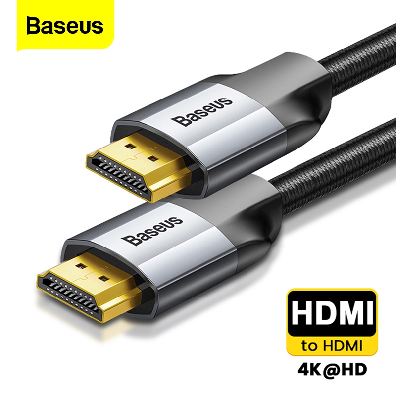 Baseus HDMI Cable 4K Male đến Nam HDMI 2,0 Cable cho PS4 chiếu TV Audio Video HDMI dây dây kỹ thuật số splitter Switch 5m