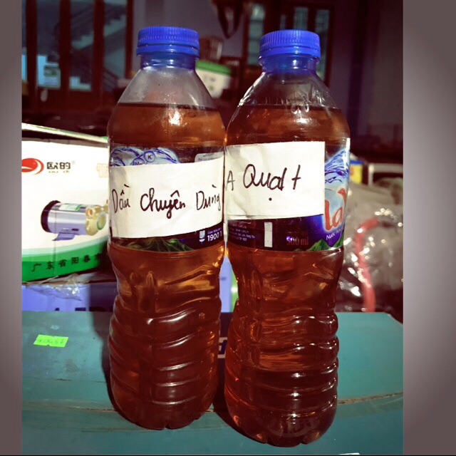 Dầu bảo dưỡng quạt 0,5 lít kèm vịt tra dầu asaki japan 250ml