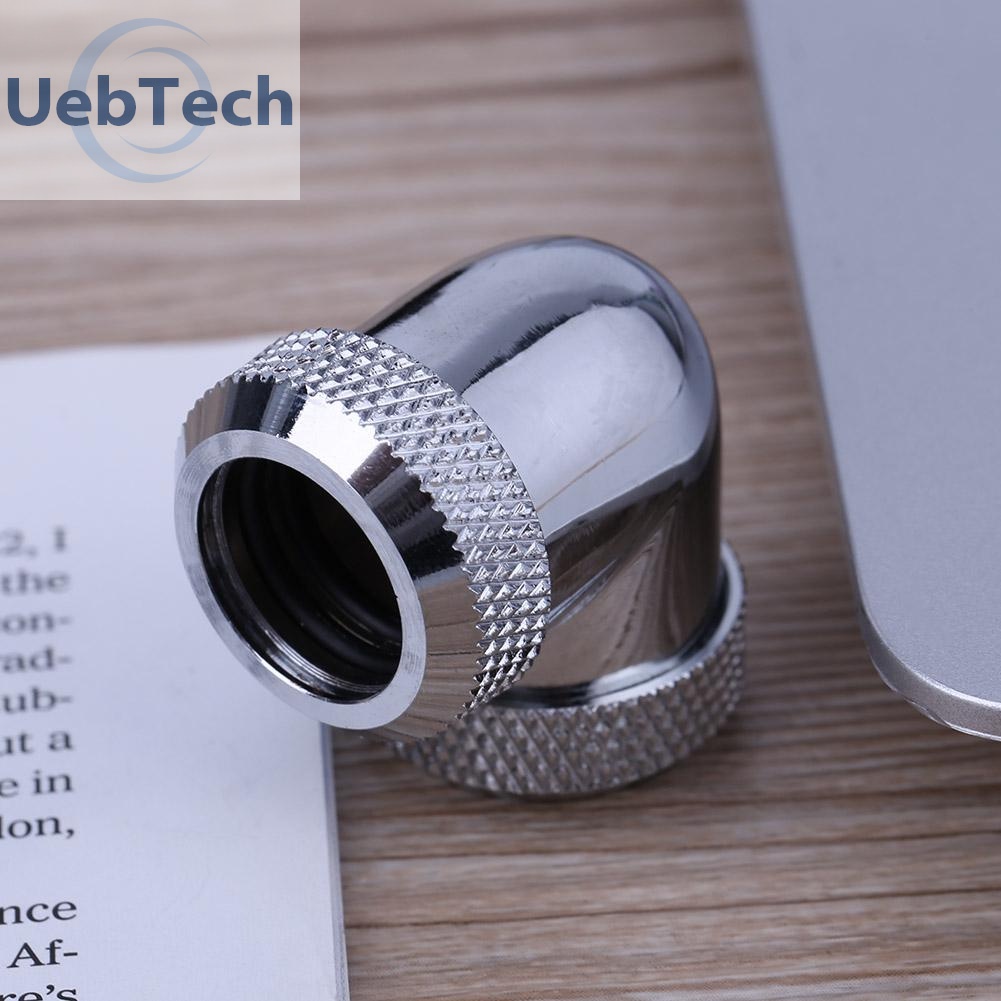 Đầu nối ống nước 90 độ Uebtech 14mm OD G1/4