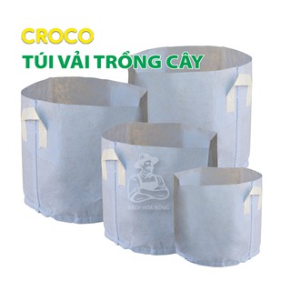 TÚI VẢI TRỒNG CÂY CROCO SIZE 40cm x 30cm ( SET 10 TÚI ) - "GIÁ XƯỞNG"