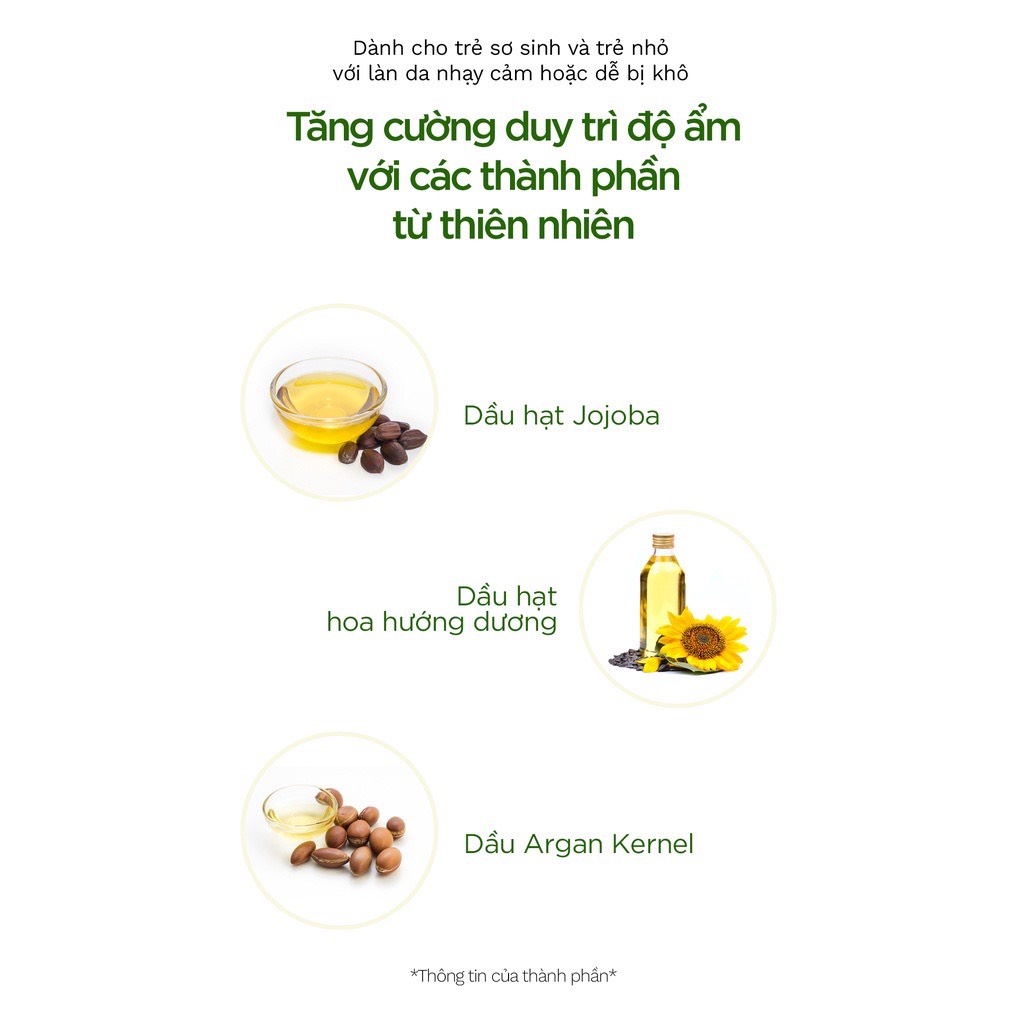 Sữa Dưỡng Da Mặt Và Cơ Thể Cho Bé 0-36 Tháng Greenfinger ChokChok Moisture Baby Lotion 320ml