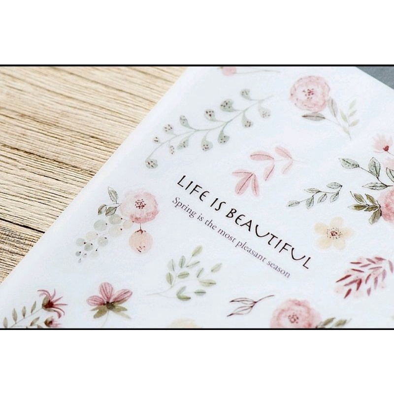 Krisna.room ♡ MU PrintOn- Set 2 tờ sticker cạo trang trí sổ