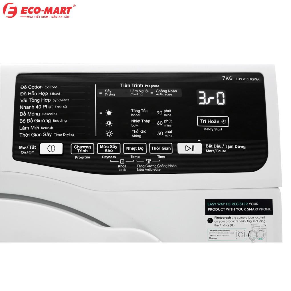 EDV705HQWA Máy sấy Electrolux 7 kg màu trắng