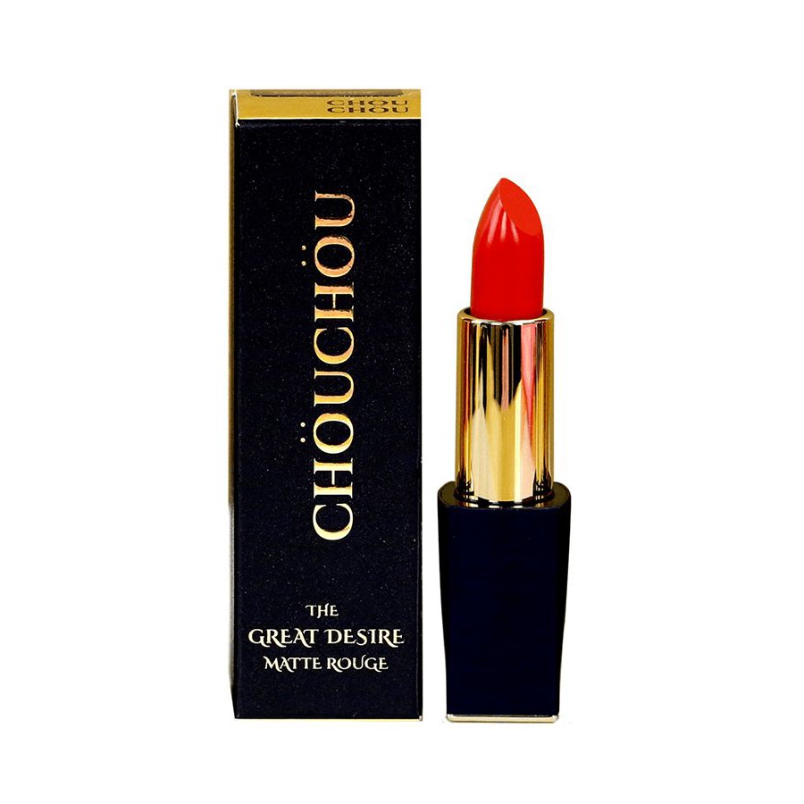 [CHÍNH HÃNG] SON CHOUCHOU THE GREAT DESIRE MATTE ROUGE LIPSTICK