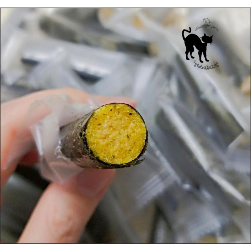 Thùng 90 thanh RONG BIỂN GIÒN MINI CUỘN CHÀ BÔNG x TRỨNG x RUỐC TÔM