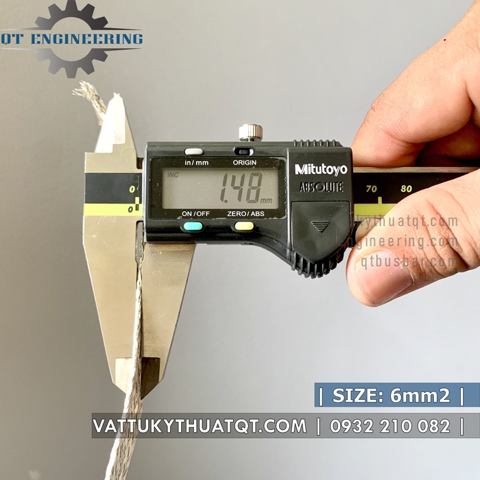 Dây Đồng Bện Mạ Thiếc 6mm2 - Bán lẻ đoạn 1m, 5m