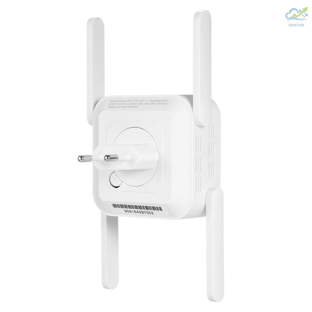 Mới Bộ Khuếch Đại Tín Hiệu Wifi 2.4g (Up Sang 300mbps) & 5g (Up Đến 867mbps) / 4 Ăng Ten Eu | BigBuy360 - bigbuy360.vn