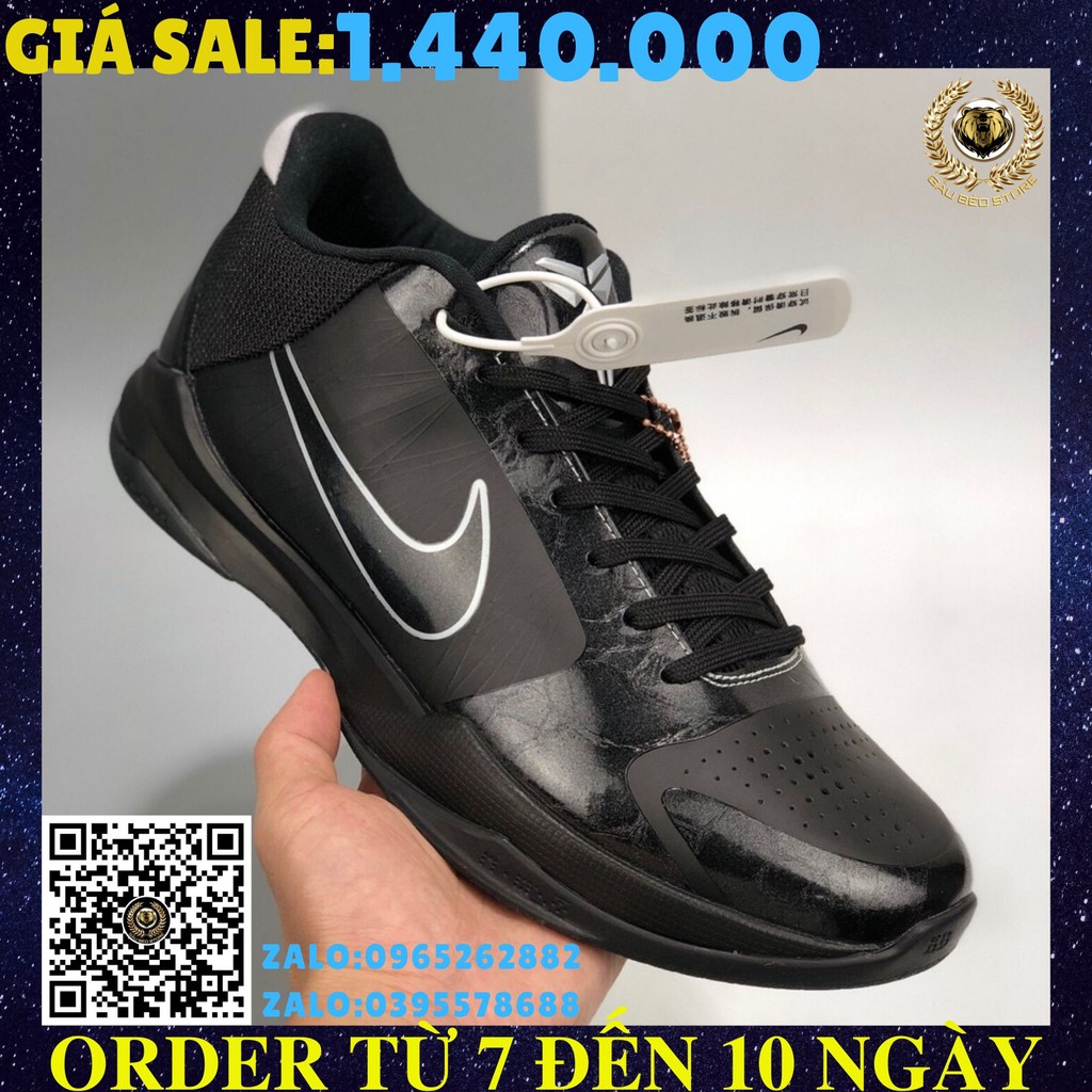 📦 FULLBOX 🌐 ORDER 🎀 SALE 50% 🎀 💯 ẢNH THẬT 🏷 Nike Zoom Kobe 5 Blackout 🏷 👟 GIÀY NAM NỮ 👟