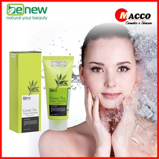 Sữa Rửa Mặt Sáng Da Benew Cao Cấp Tinh Chất Trà Xanh -  Benew Green Tea Brightening