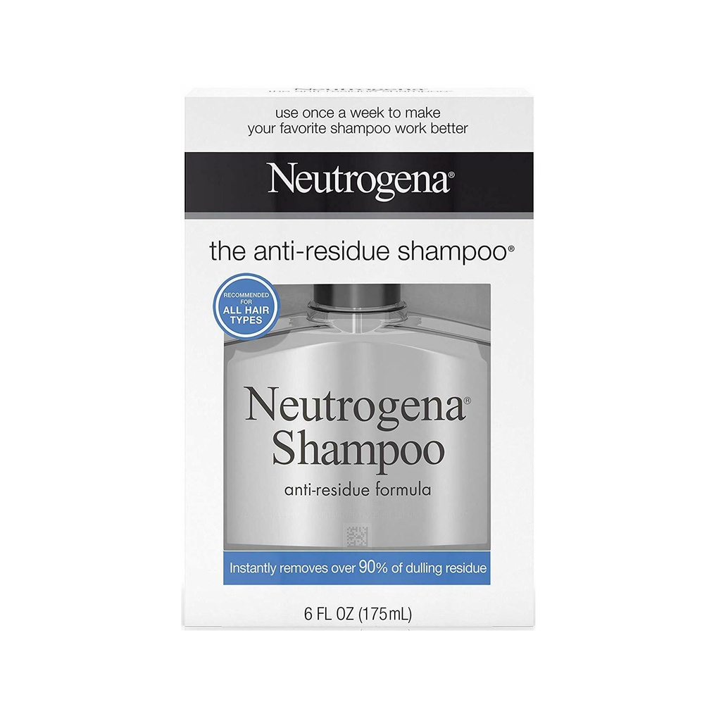 Dầu gội Neutrogena làm sạch 90% cặn bẩn, giúp da đầu thông thoáng và tóc phát triển khỏe mạnh