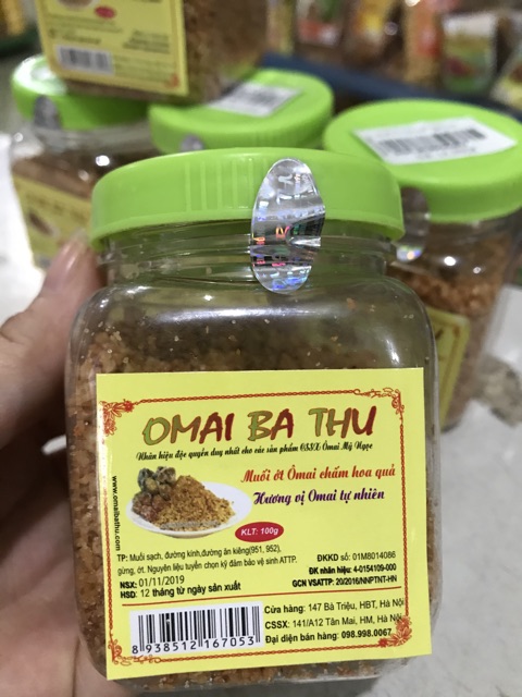 Muối Ô Mai Bà Thu loại ngon 100g