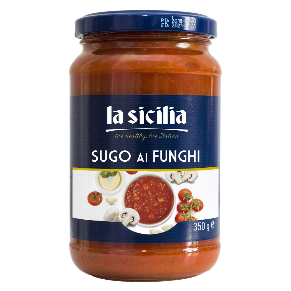 [Mã 229FMCGSALE giảm 8% đơn 500K] Combo Mỳ Ý Spaghetti + Sốt cà chua nấm La Sicilia [Date 2023]