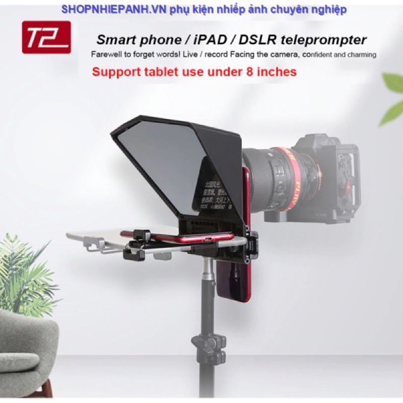 MÁY NHẮC CHỮ BESTVIEW T3SMARTPHONE TABLET CAMERA DSLR TELEPROMPTER
