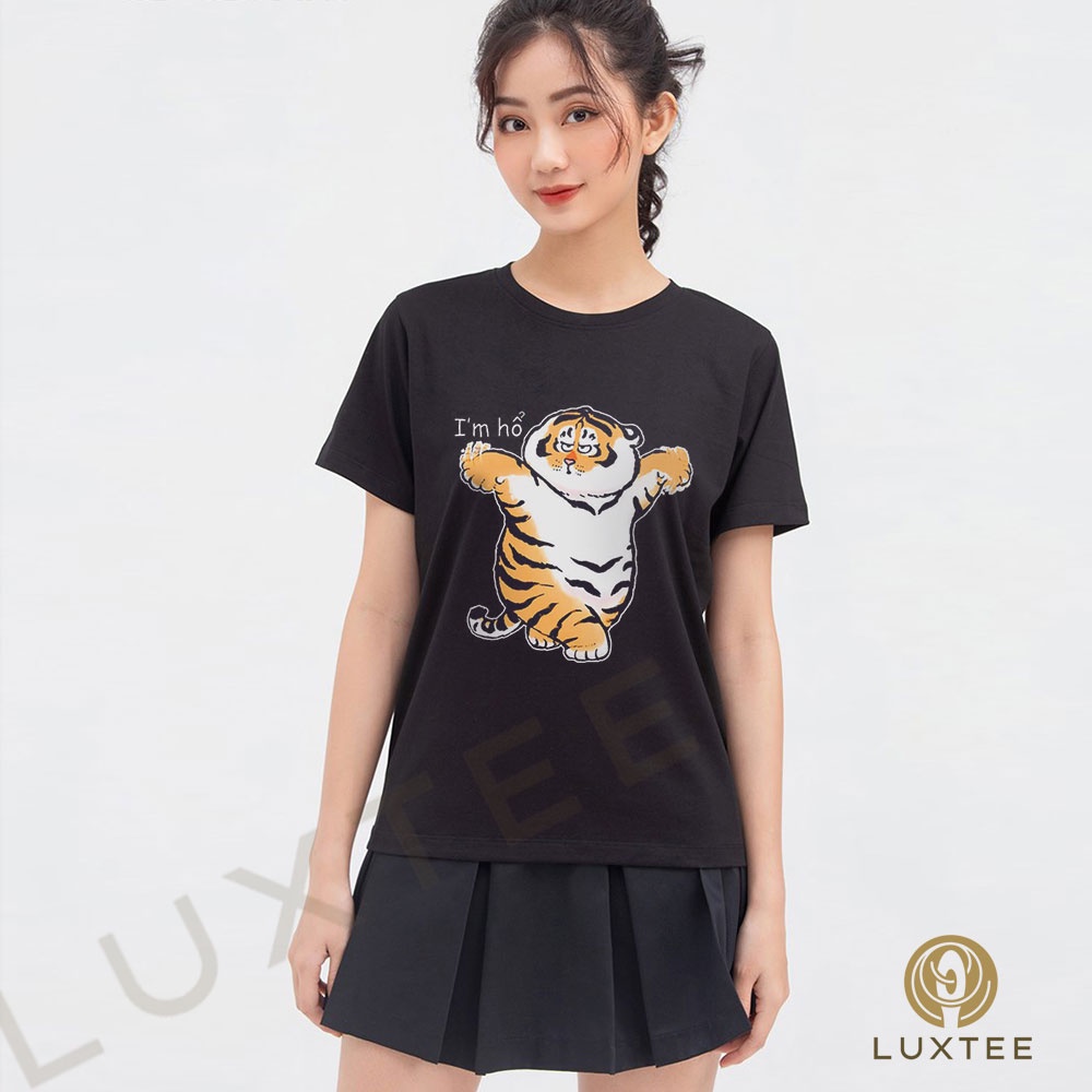 Áo Thun Tay Lỡ Con Hổ, Áo Phông Oversize In Hình Con Hổ Nam Nữ Tay Ngấn Nhiều Màu Đen, Trắng, Xám V5
