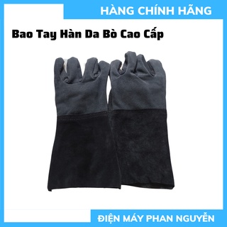 Gang tay da bò cao cấp cho thợ hàn - Chống nóng, chống cháy