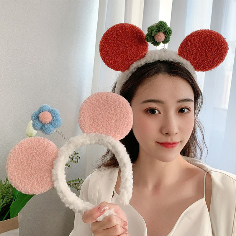 Cài tóc rửa mặt / trang điểm không trượt siêu dễ thương dành cho nữ