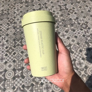 Bình nước lúa mạch Straw Plastic Cup cực xinh!