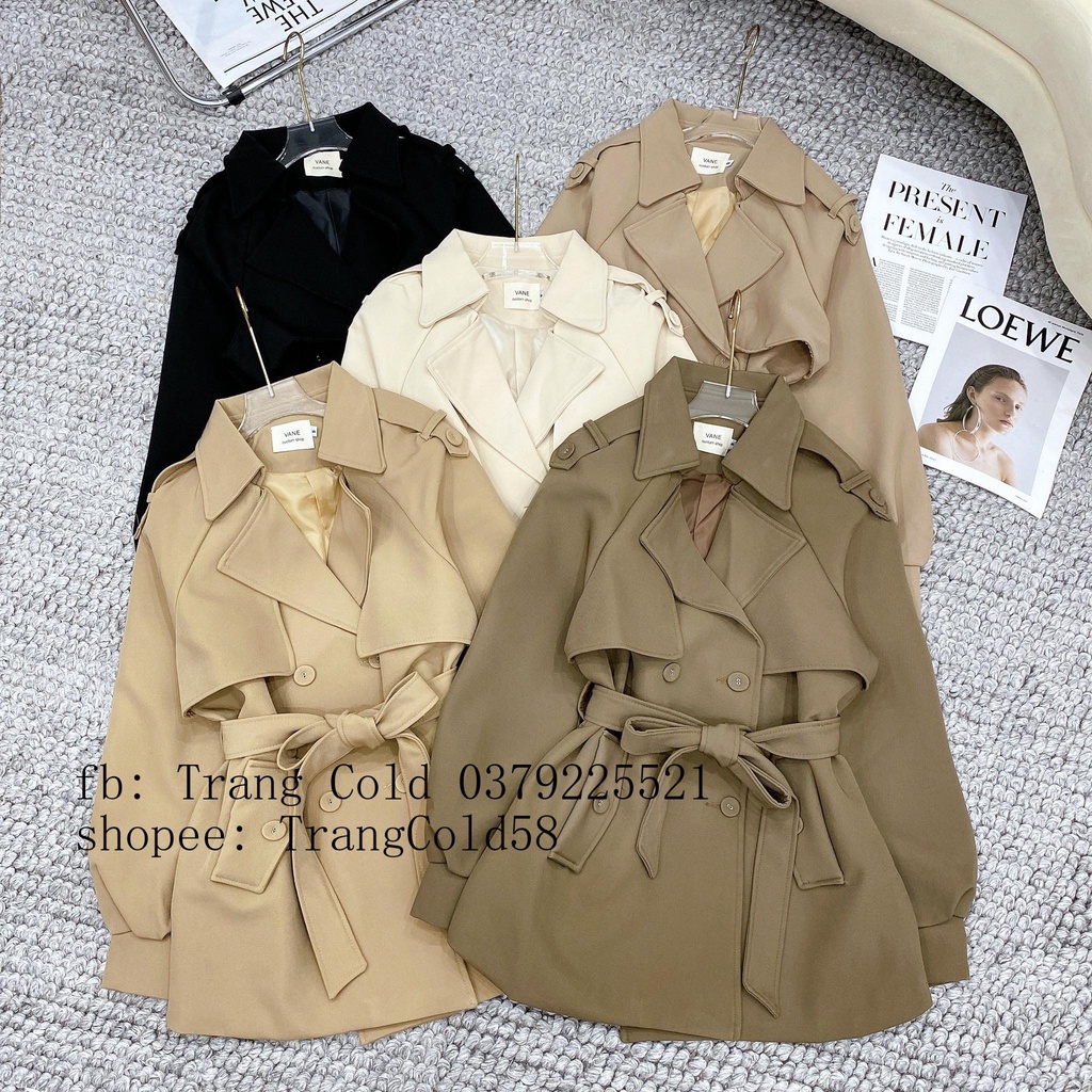 Áo Mangto Tay Bo Dáng Lỡ Hàng Đẹp